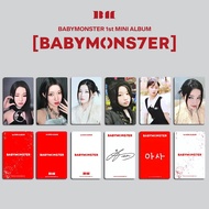 Babymonster Album babymons7er Solo photocards Rami Chiquita pharita Dora ASA ahyeon Ruka Solo thẻ ản
