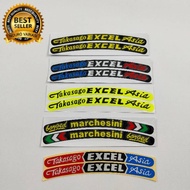 Sticker sticker cutting LIST Rims sticker EXCEL TAKASAGO EXEL ASIA THAILAND THAILOOK Quality T