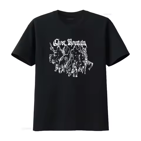 Ghost Mountain Haunted Mound Cemetery Album Tour Merch T Shirt All Sizes vintage Washed Unisex Sligh