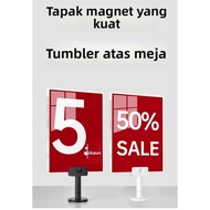 Papan Pengiklanan Desktop Panel Lutsinar Akrilik Diskaun Papan Pengiklanan Papan Paparan Kedai Pakai