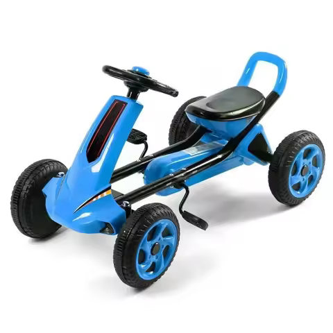 Four-wheeled kart pedal exercise bike Children can ride four-wheeled ATV pedal bike.