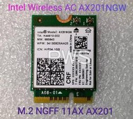 【筆電 Intel Wireless AC AX201NGW M.2 NGFF】藍芽 5.0 雙頻 11AX AX201