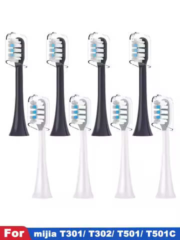 4PCS Replacement Brush Heads For Xiaomi Mijia T301 T302 T501 T501C Sonic Electric Toothbrush Head So