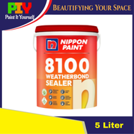 Nippon Paint 8100 Weatherbond Exterior Sealer / Cat Undercoat Dinding Luar Rumah 5L - 5 Liter