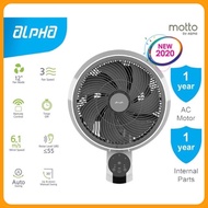 Alpha motto wall fan/WF60/B31 with remote control