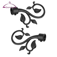 [deevoka] 1 Pair vintage Decorative Curtain Rod/Pole Finials Window Blind Pole Caps