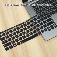For Lenovo ThinkPad X13 2-in-1 Gen 5 Soft Silicone Keyboard Cover Protector Skin For Lenovo ThinkPad