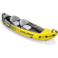 Explorer K2 Kayak, 2-Person Inflatable Kayak Set Canoe Boat