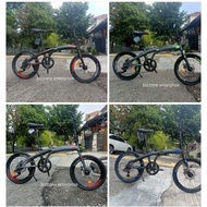 new 20“ treking maxpro 7speed folding bike basikal lipat