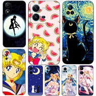 Case For vivo Y71 Y71A Y73S 5G Y76 S7e 5G Y81 Y83 no finger print hole Phone Soft Silicon Moon Sailo