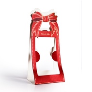 1PC Container Red Bow Handle (12X9X29CM) 12PCS