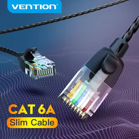 Vention Cat6A Ethernet Cable 10Gbps Lan Cable UTP RJ 45 Slim Ethernet Patch Cable Compatible Patch C