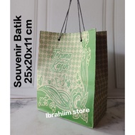 Paperbag BATIK MOTIF UK. 25x20X11 CM/BATIK SOUVENIR Bag/Paper Bag BATIK SOUVENIR Bag