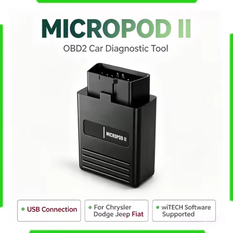 MICROPOD II OBD2 Diagnostic Scanner For Chrysler Dodge Jeep Fiat USB Auto Fault Code Reader Car Prog
