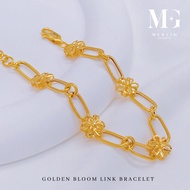 Merlin Goldsmith 22K 916 Gold Golden Bloom Link Bracelet