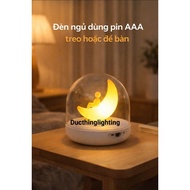 Moon Shape LED Night Light – Uses 3 AAA Batteries | Bedroom Decorative Lights - Extremely Beautiful 