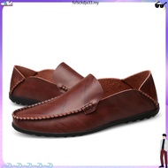 Ready to send|OPGP] Men's mens tomaz backless Loafer Casual Cow Leather Doug Boat Driving Shoes Slip