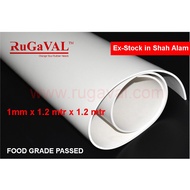 White Neoprene Sheet, Size: 1mm x 1.2mtrW x 1.2mtrL, Food Grade Rubber Sheet, White Rubber Sheet