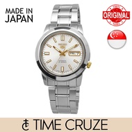 [Time Cruze] Seiko 5 SNKK09J1 Japan Made Automatic Silver Dial Stainless Steel Men Watch SNKK09J SNKK09