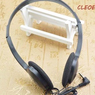 CLEOES Headworn Wired Headset, 3.5MM Black Cellular Wired Headset, Universal Headset Wired Universal