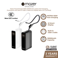 (New CCC Certified) Mazer Power bank PD130W 20000mAh Fast Charging Laptop Powerbank | Ai Display