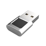 HOMETOOL เครื่องอ่านลายนิ้วมือ USB โลหะผสมสังกะสีขนาดกะทัดรัด360องศาสำหรับ Win 11 10