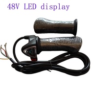 Wuxing brand 48v three level battery indicator speed twist ebike throttle with on/off switch