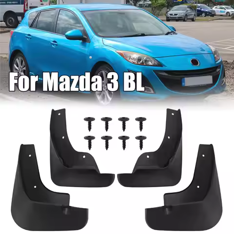 Mudflaps Fender Splash Guards For Mazda 3 BL Axela Sedan 2009 2010 2011 2012 2013 Front Rear Mudguar