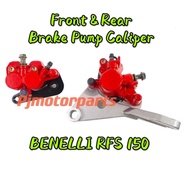 Benelli RFS150i/RFS 150 (Front/Rear)(Depan/Belakang) Brake Pump Caliper &amp; Brek Pad &amp; Bracket Caliper (1 Set) RFS150 i