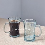 G376 [6 PCS] GLASS GLASS DRINKING GLASS HANDLE GLASS COFFEE GLASS SOUVENIR GLASS BC-007