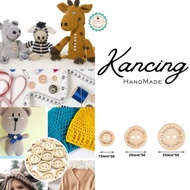 ANEKA - [5PCS] Handmade Wooden Buttons / Wooden Buttons