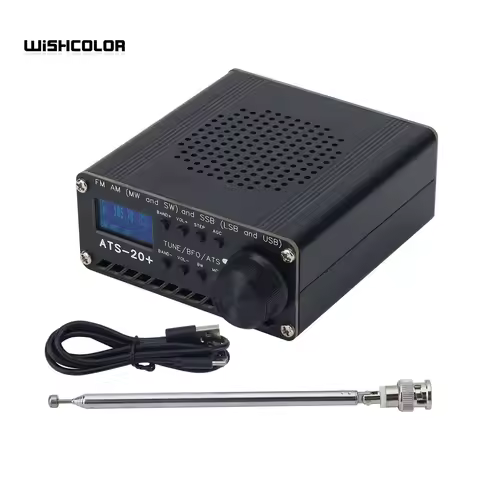 Wishcolor ATS-20+ Plus ATS20 V2 SI4732 Radio Receiver DSP SDR Receiver FM AM (MW and SW) and SSB (LS