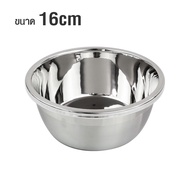 stainless steel bowl Flour Mixing Good Quality Size 16x17cm.model Korea-stainless-steel-bowl-16-02d-