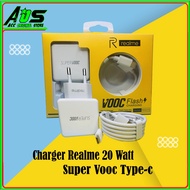 Original Realme Super VOOC Type C 20W Charger
