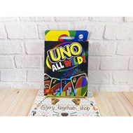 UNO All Wild Card Game UNO Original Mattel Games Card Game