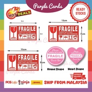 Fragile Sticker / Fragile Label Packaging / Stiker Mudah Pecah / Warning Label
