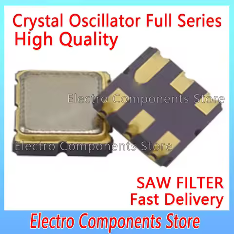 2PCS SAW FILTER 433MHz 428-438MHz NDF4230 HDF6531 433M 315M 868M 915M SMD 3030 6P SAW Resonator SMD-