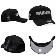 New Era Las Vegas Raiders 9FORTY Baseball Cap, Black Mesh, Stylish Outdoor Travel Matching Adjustabl