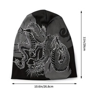 [Outdoor Skullies Beanies Hat For Men] Dragon Art Design Skullies Beanies Outdoor Hat For Men