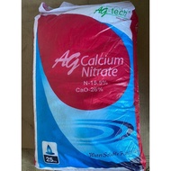 25KG AG Calcium Nitrate CN Baja Fertilizer Fertigasi AG Tech