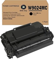W9024 W9024MC Black Toner Cartridges with Chip Compatible with HP W9024MC Toner for Managed E40040dn