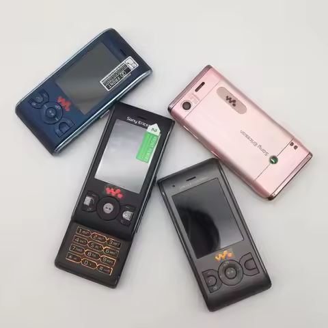 Original Sony Ericsson W595 Unlocked 2.2 inches 3.15MP Cell Phone FM Radio Camera Good Quality Mobil