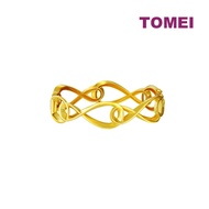 TOMEI Anastasia Infinity Bangle, Yellow Gold 916