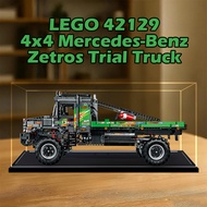 Lego 42129 Mercedes Zetros Truck Display Case Kotak Pameran Akrilik Untuk Popmart Labubu Kasut Baran