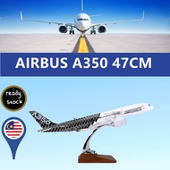 *𝙁𝙍𝙀𝙀 𝙆𝙀𝙔𝘾𝙃𝘼𝙄𝙉*1:150 47cm AIRBUS A350 Cargo Passenger Plane Aircraft Model Toy