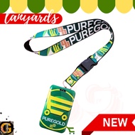 jg PUREGOLD Sublimation Prints Premium Lanyard Id Holder Name Tags