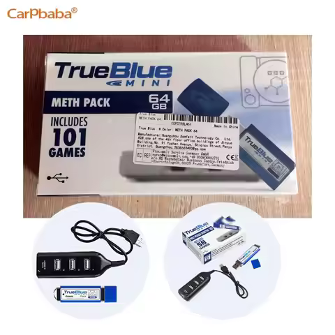 T64 For True Blue Mini CRACK PACK 64 Game Stick For Genesis For Mega Drive Game Parts Retro Gaming C