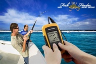 Alat Pelacak Deteksi Cari Ikan Laut Sungai Portable Radar Fish Finder 2.0 inch LCD Display GPS