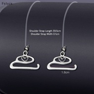 Fstyzx 1Pair Summer Clear Bra Straps Silicone Bra Accessories Bra Shoulder Strap Women Adjustable Hook Invisible Straps SG