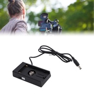 Camera Battery Adapter Plate Fit For NP-F550 F570 F750 F770 F960 F970 DC5.5 2.1mm Output Port 1/4in 